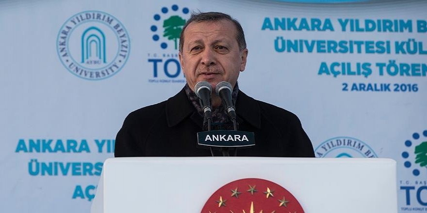 Erdoğan'dan o slogana yanıt!