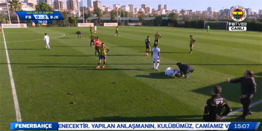 Fenerbahçe-Beşiktaş U21 maçında tarihi an