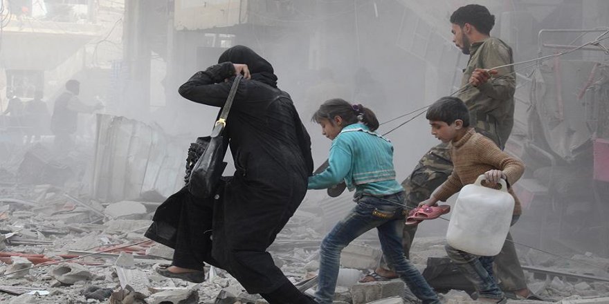 Suriye'de savaş uçakları kaçan sivilleri vurdu: 8 ölü