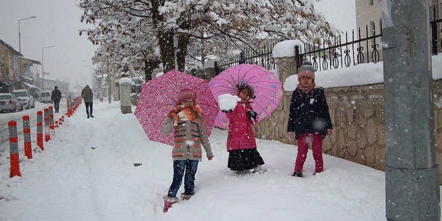 Artvin'de eğitime kar engeli