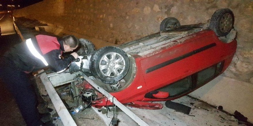 Samsun’da otomobil takla attı: 5 yaralı