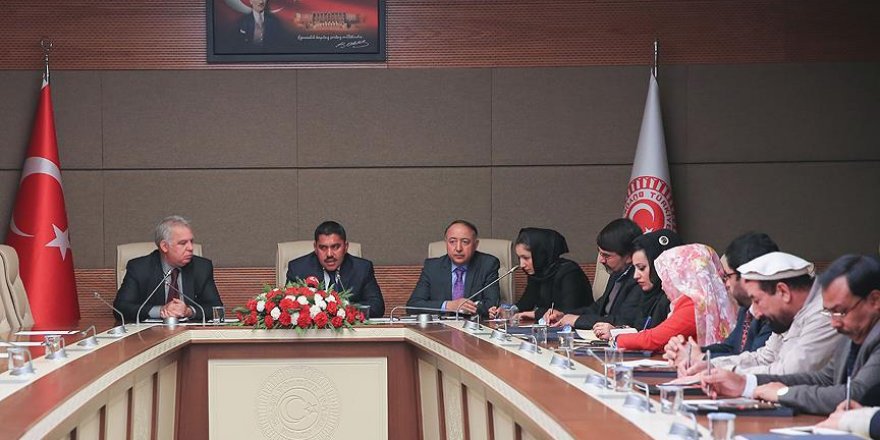 Afgan parlamenterlerden TBMM'ye ziyaret