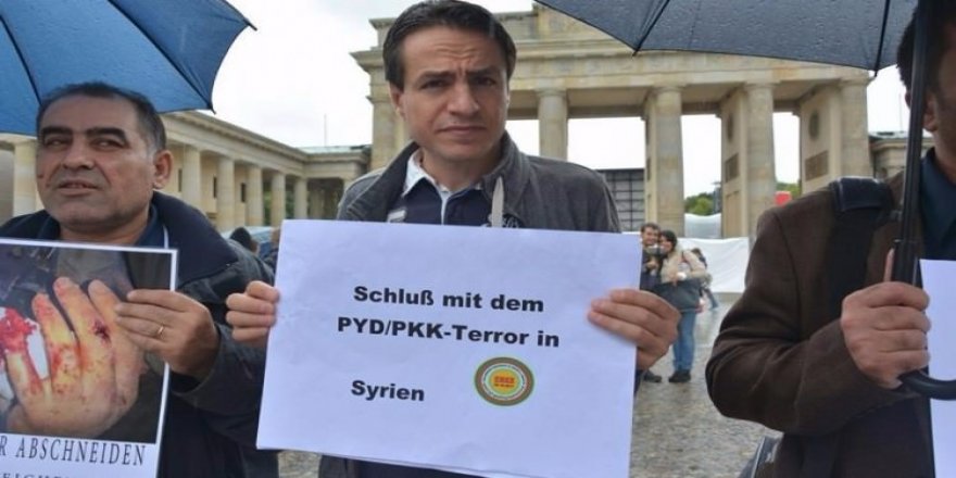 Kürtler Avrupa’nın göbeğinde PKK/PYD'yi protesto etti