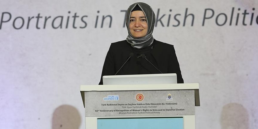 'Yakın bir gelecekte kadının temsil oranı yüzde 50 olacak'