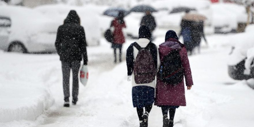 Bazı il ve ilçelerde eğitim öğretime ara verildi