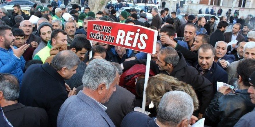 Adıyaman’da “Yalnız Değilsin Reis” kampanyasına yoğun ilgi