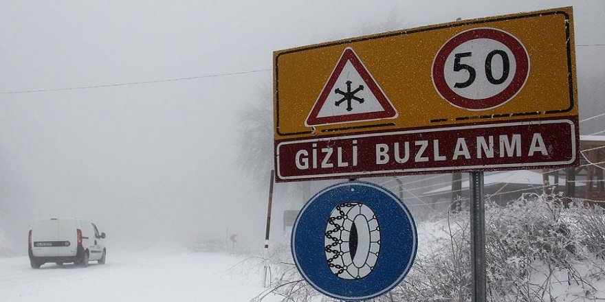 Meteorolojiden 5 il için buzlanma ve don uyarısı