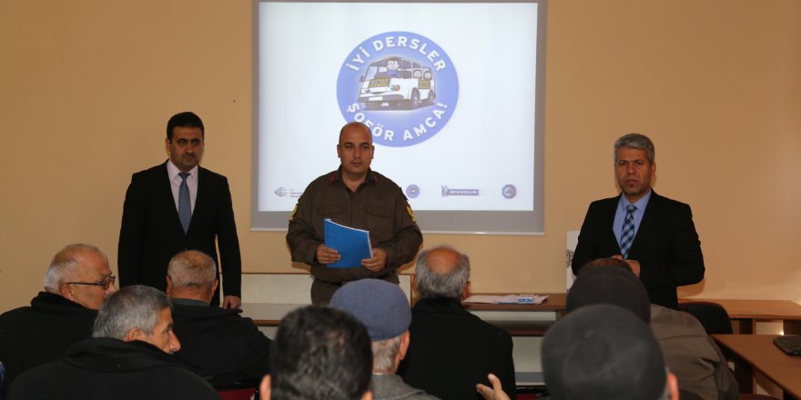 Hadim’de servis şoförlerine trafik eğitimi