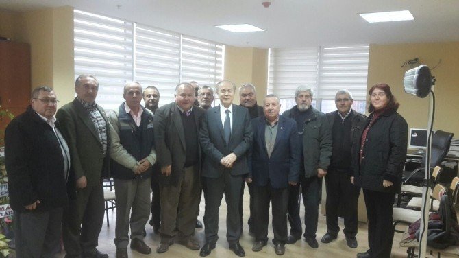 Bilecik İl Emniyet Müdürü Ertuğrul Namal’dan Muhtarlar Derneğine ziyaret