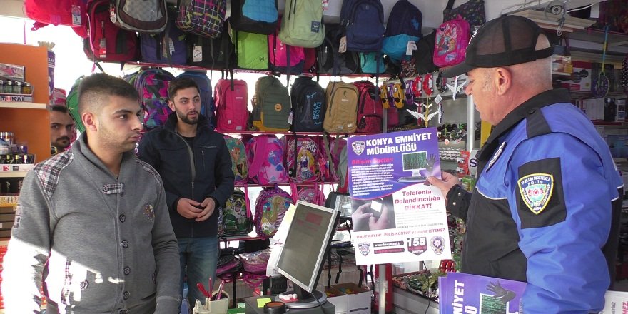 Beyşehir'de telefon dolandırıcılarına karşı uyarı