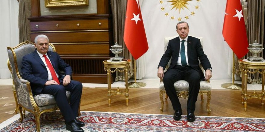 Cumhurbaşkanı Erdoğan, Başbakan Yıldırım'ı kabul etti