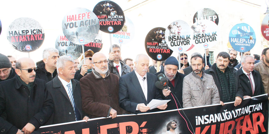 “Halep insanlığın imtihanıdır”