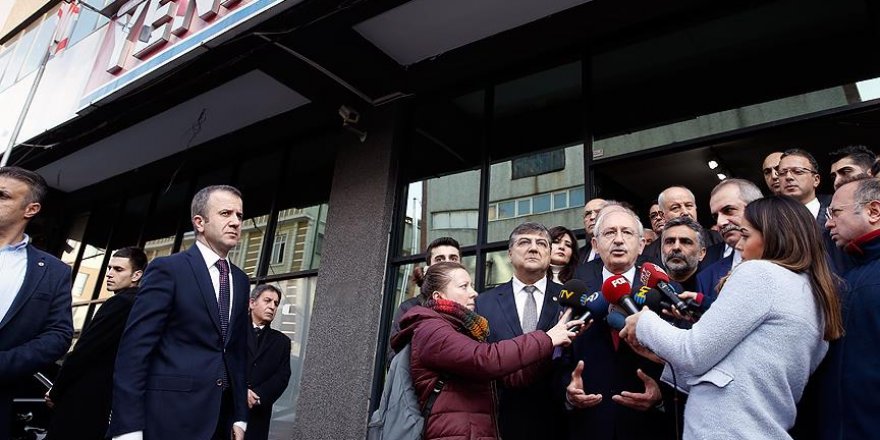 Kılıçdaroğlu, Yeniçağ gazetesini ziyaret etti