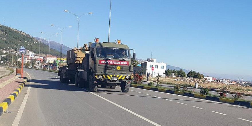 Sınıra askeri sevkiyat