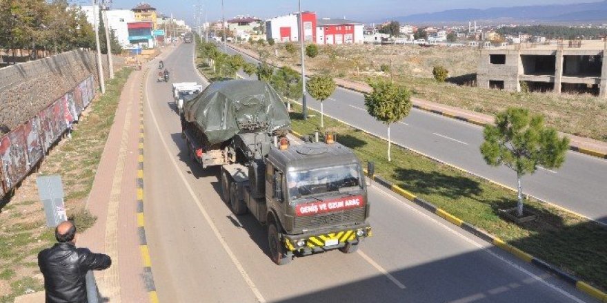 Suriye sınırına tank sevk edildi