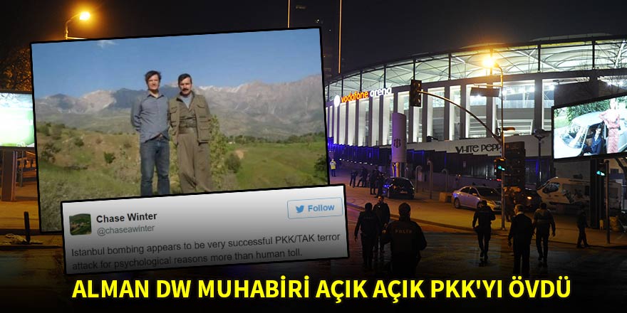 Alman DW muhabiri açık açık PKK'yı övdü