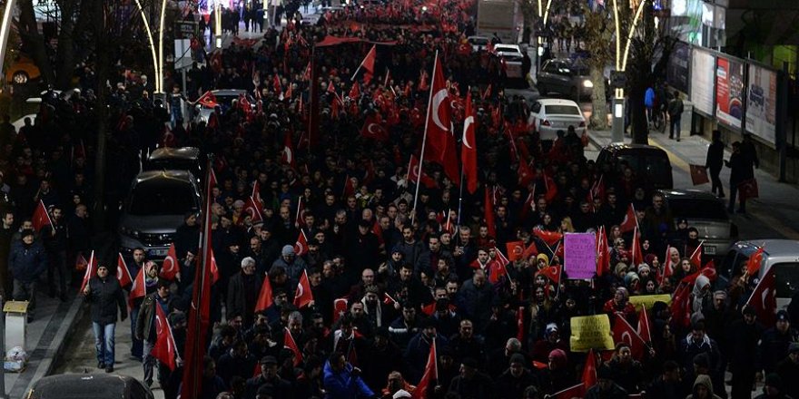 Türkiye teröre karşı tek yürek oldu