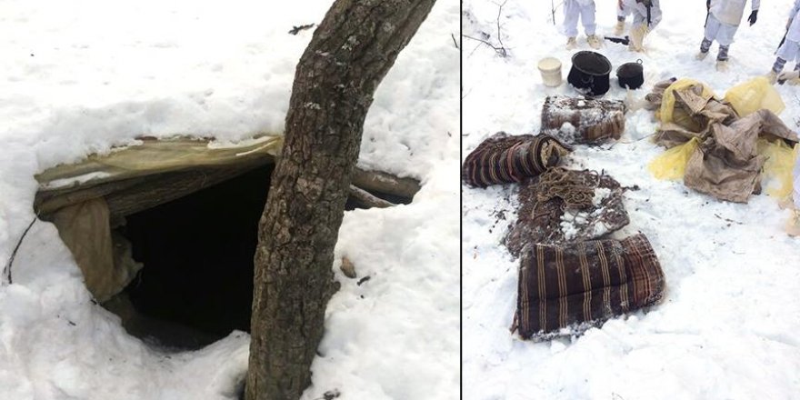 Tunceli'de PKK'nın kış tertiplenmesine darbe