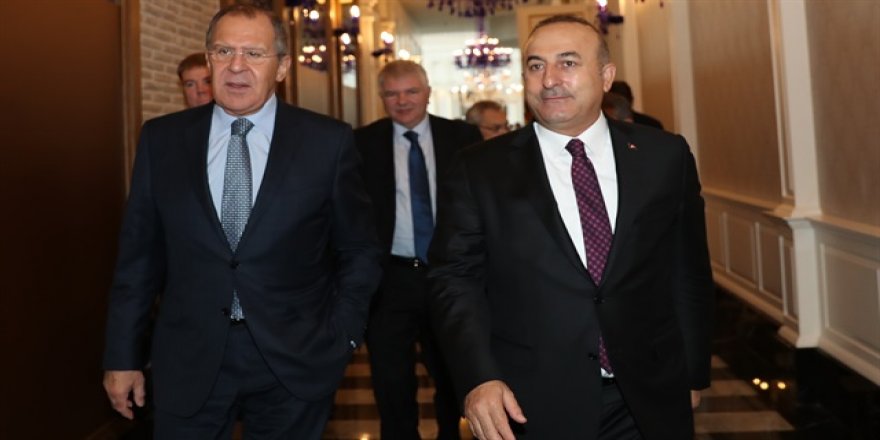 Çavuşoğlu Lavrov ile Halep'i görüştü