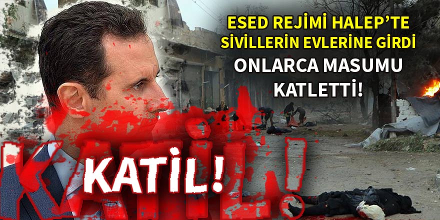 BM: Esed rejimi evlere girip sivilleri öldürdü