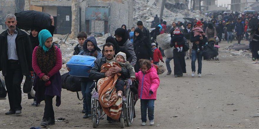 İHH, Halep'ten çıkacak aileler için gıda kolisi hazırlıyor