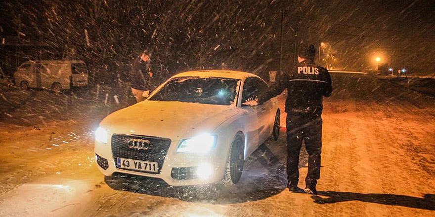Ulaşıma kar engeli