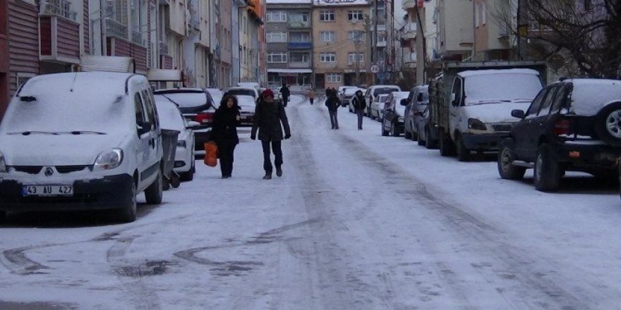 Kütahya’da kar sevinci