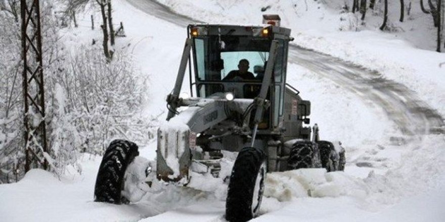 Düzce’de 87 köy yolu ulaşıma kapalı