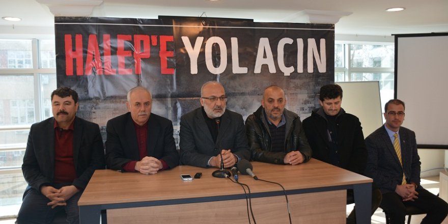 "Bu dramın bitmesine destek olacağız"