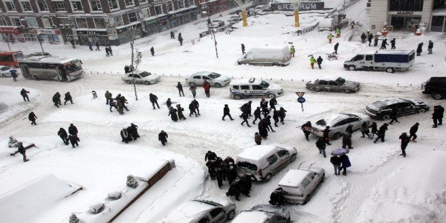 Erzurum’da okullar yarın da tatil edildi