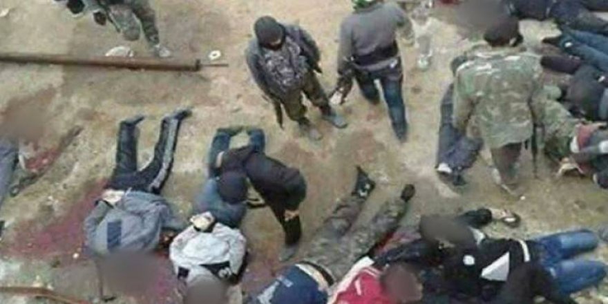 Halep'te kan donduran katliam görüntüsü