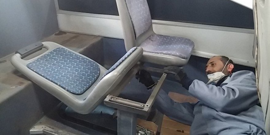 EGO otobüslerinde koltuklar yenileniyor