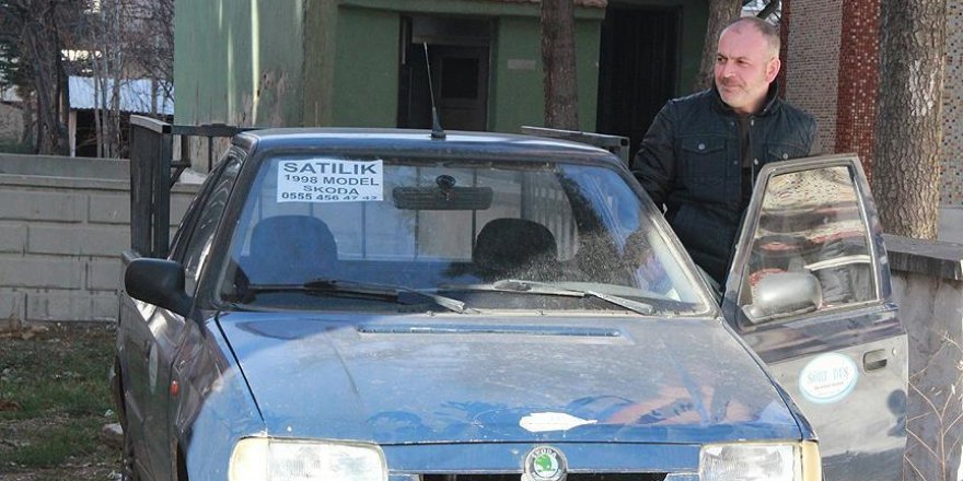 Halep'e yardım için aracını satıyor