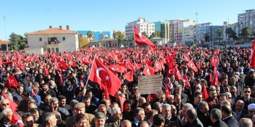 Şanlıurfa’da binlerce kişi terörü kınadı