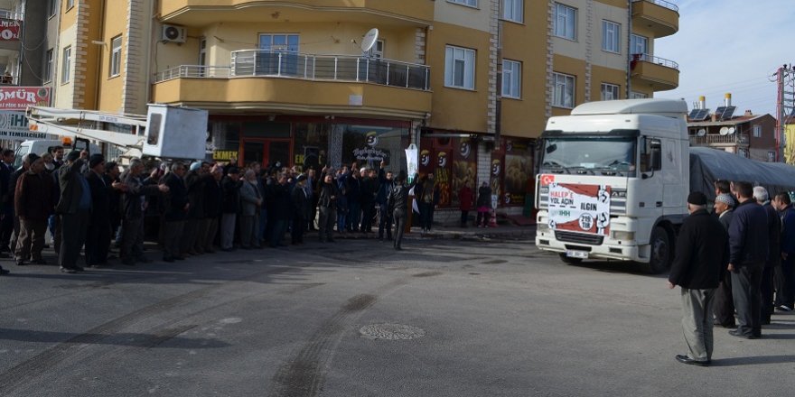Ilgın'dan Halep'e 1 tır un