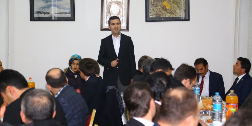 Hadim Kaymakamı Büyükergene'ye veda yemeği