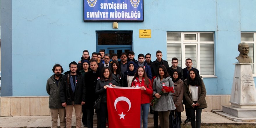Seydişehir'de polislere moral ziyareti