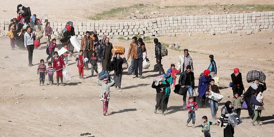 'Musul'da 100 bine yakın kişi yerinden oldu'