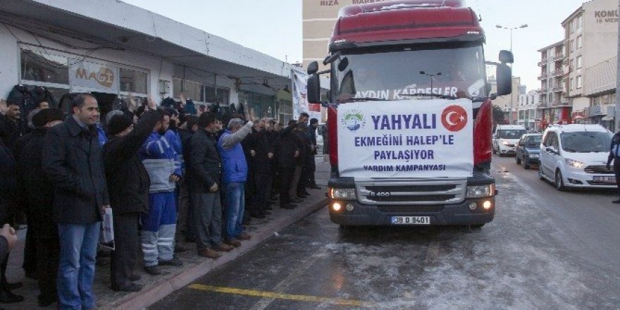Yardım TIR’ları halep için yola çıktı
