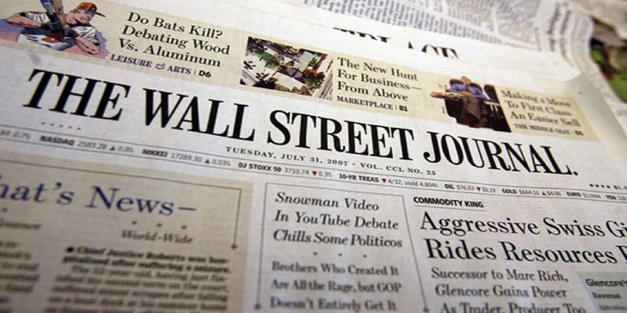 Amerikan Wall Street Journal'dan alçak sözler