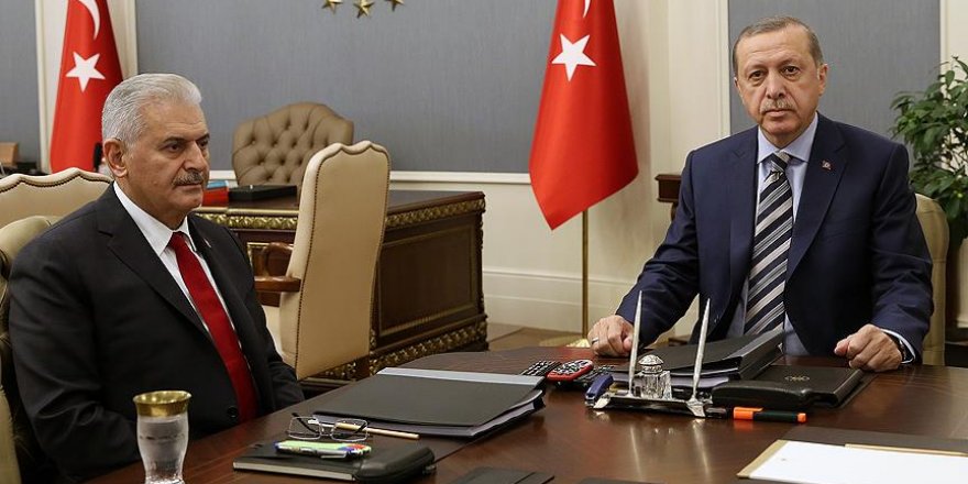Cumhurbaşkanı Erdoğan, Başbakan Yıldırım'ı kabul etti
