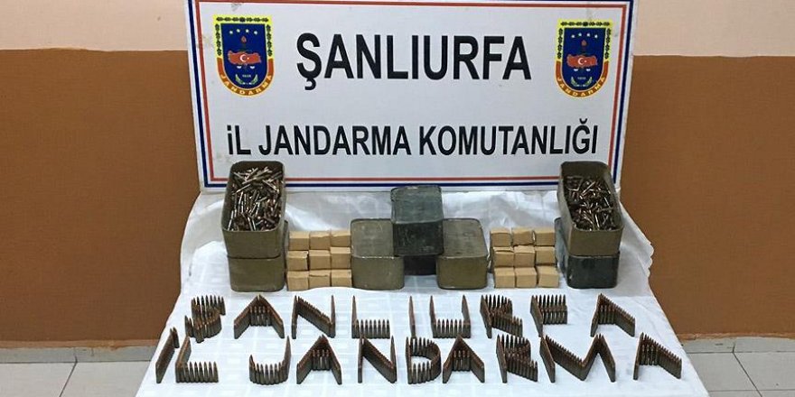 Suriye sınırında PKK/PYD'nin mühimmatı ele geçirildi