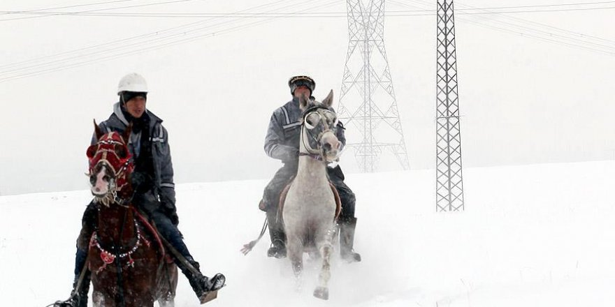 Elektrik arızalarına atlı müdahale