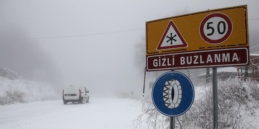 Konya ve çevresine buzlanma ve don uyarısı