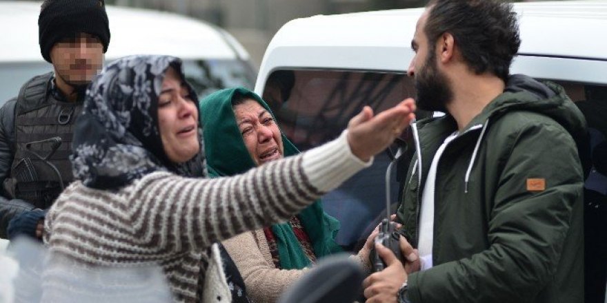 Yakalanan oğlu için polise gözyaşı döktü