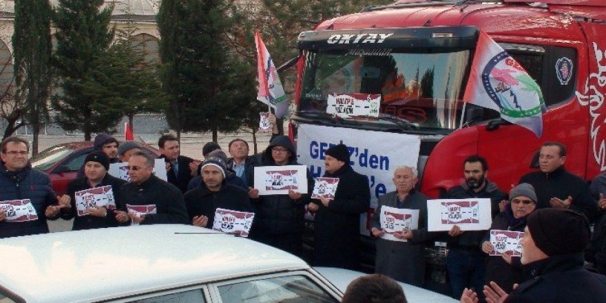 Gediz’den Halep’e gıda ve giyim yardımı