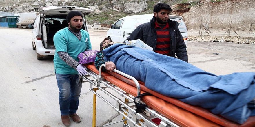 Halep'ten getirilen yaralı sayısı 203 oldu