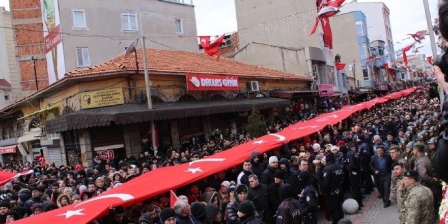 Kırklareli şehidini son yolculuğuna uğurladı