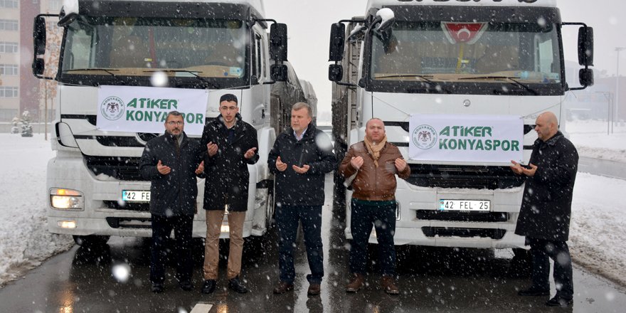 Konyaspor'dan Halepli bebeklere 2 Tır yardım