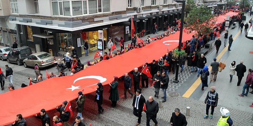 Samsun'da 'Teröre karşı birlik' mitingi